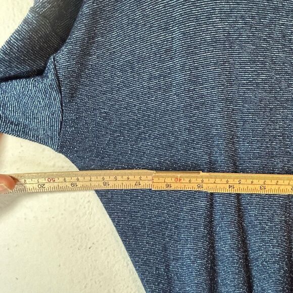 MICHAEL STARS WOMANS DRESS SMALL BLUE 0472 ruched tulip blouson Jordan mini - Picture 11 of 14